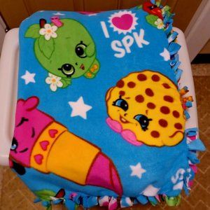 Adorable Handmade "Shopkins" Kids Blanket
